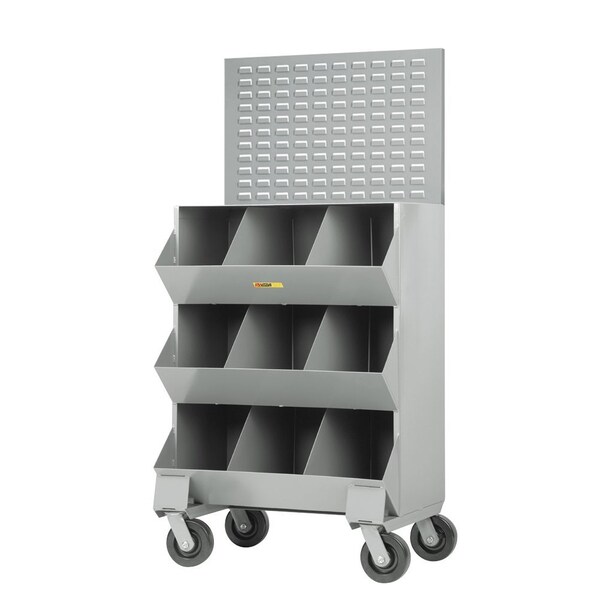 3 Opening per Level, 9 Total Openings, Louvered Panel